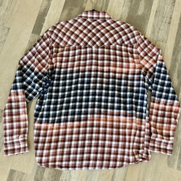 VINTAGE Sears Roebuck & Co Plaid Button Down Shirt - Picture 5 of 10